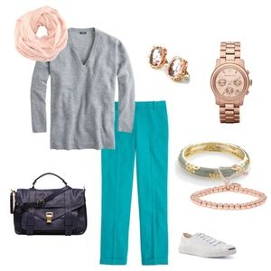 J. Crew Teal Pants